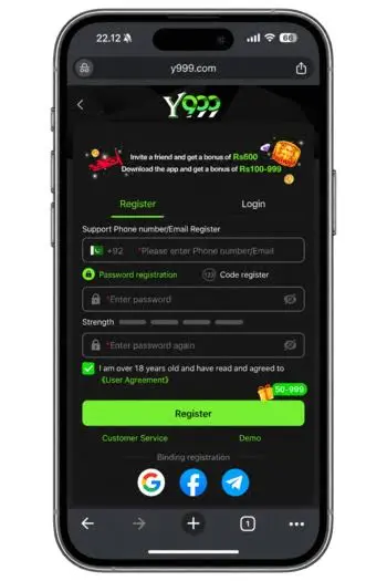 y999 Login