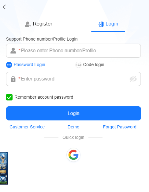 11jjGame Login